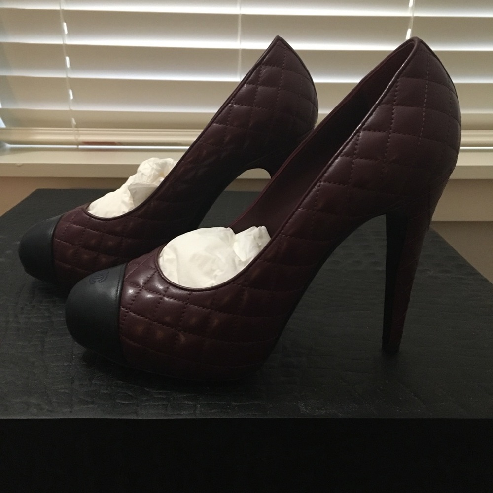 Chanel Quilted Leather Pumps